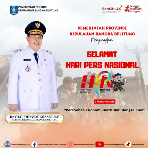 HPN 2026 Gubernur Babel Sebut Insan Pers Sejatinya Wujud Keutuhan Capaian Negara