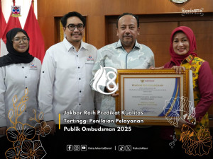 Ombudsman Apresiasi Transformasi Layanan, Jakarta Barat Catat Prestasi Nasional