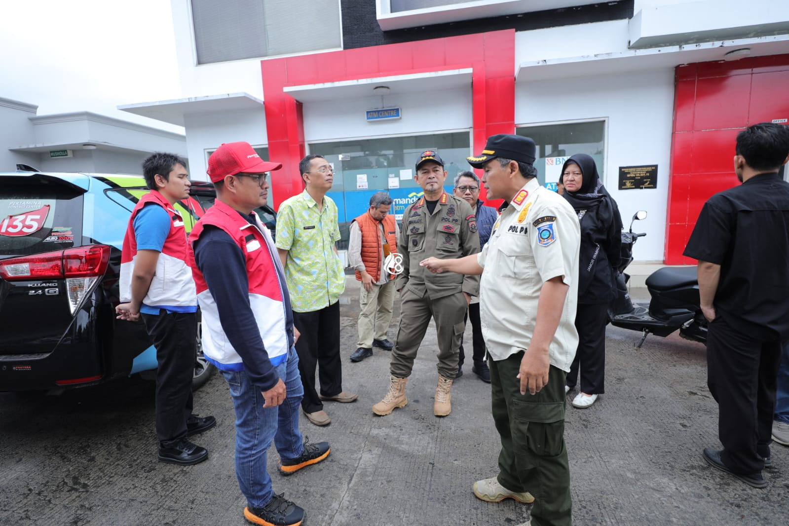 Satpol PP Babel dan Pertamina Tinjau SPBU di Pangkalpinang, Pastikan Pasokan BBM Tetap Stabil