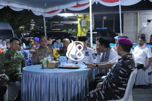 Pastikan Hari Raya Idulfitri Kondusif, Gubernur dan Forkopimda Babel Tinjau Pos Pengamanan