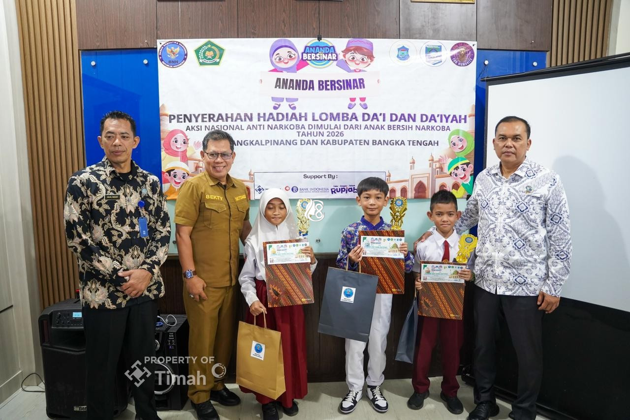 Edukasi Bahaya Narkoba untuk Anak Usia Dini, PT Timah dan BNN Pangkalpinang Gelar Program Ananda Bersinar