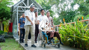 Dorong Jadi Wirausaha Mandiri PT Timah Bekali Ketrampilan Vokasi untuk Siswa Difabel SLB Mentok
