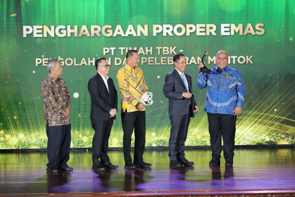Pengelolaan Lingkungan Hidup Berkelanjutan, Hantar PT Timah Raih Proper Emas Periode 2024-2025