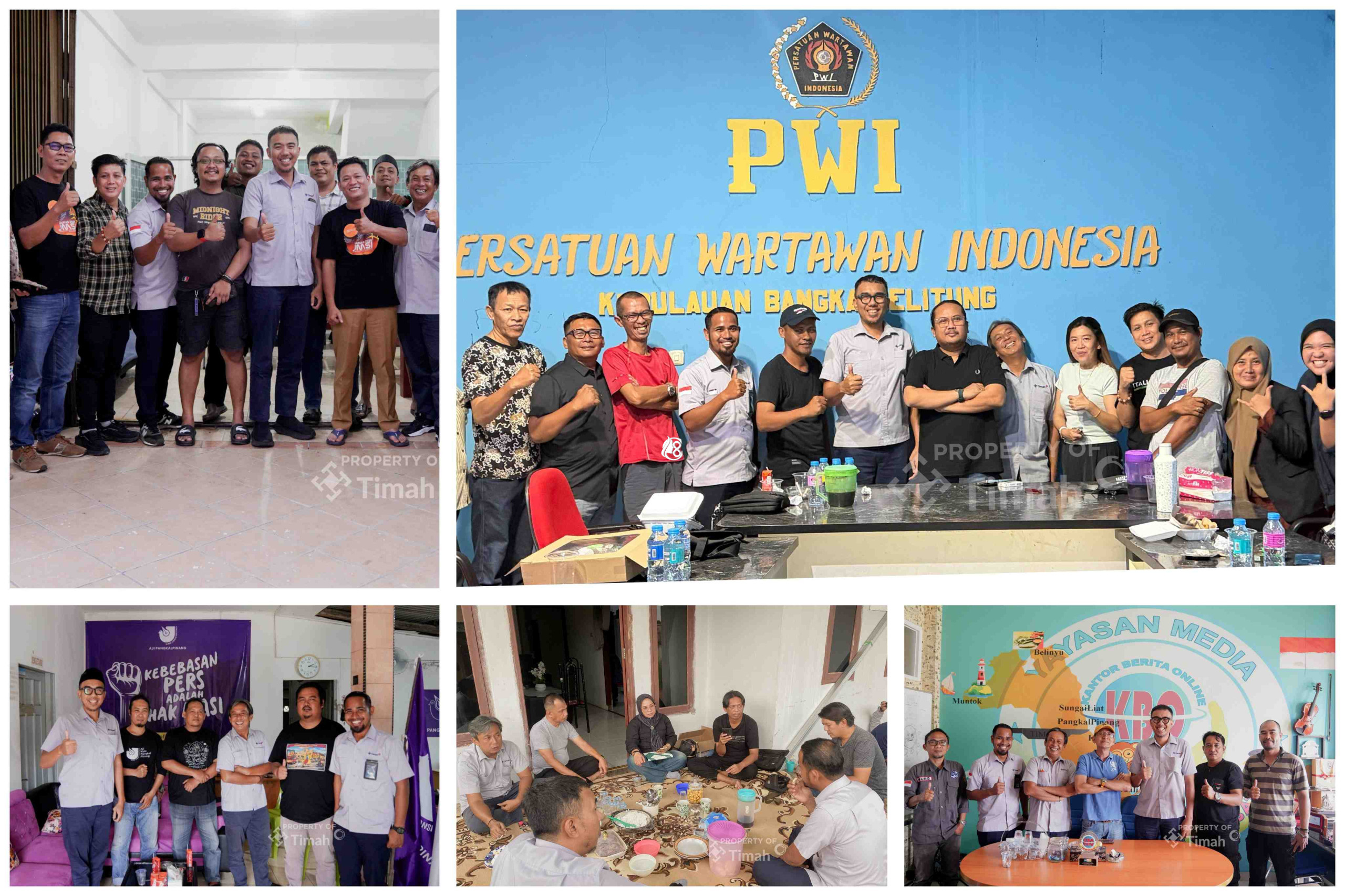 Bangun Komunikasi Terbuka, PT Timah Perkuat Sinergi Informasi Bersama Organisasi dan Media Pers
