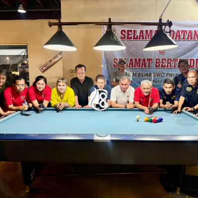 Tim Biliar PWI Kalsel Tumbangkan PWI DKI Jakarta 3-2 dalam Laga Ujitanding