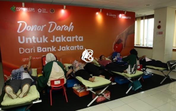 Kolaborasi Bank Jakarta, PWI Jaya, dan PMI DKI Perkuat Aksi Kemanusiaan Lewat Donor Darah