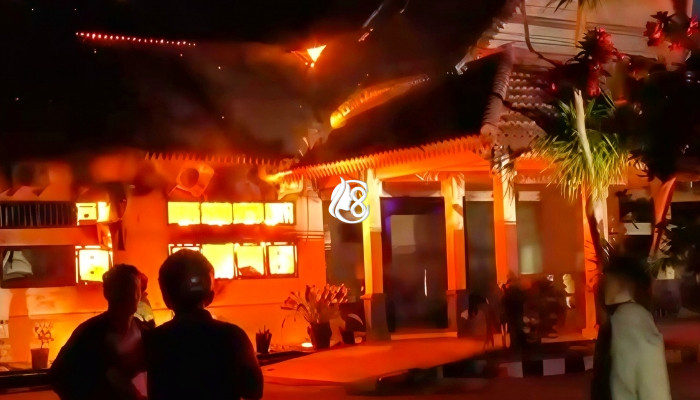 Kantor Dishub Babel Terbakar, Polisi Selidiki Penyebab dan Dugaan Ancaman di Medsos