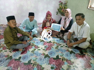 PT Timah Ringankan Beban Keluarga Bayi Pengidap Jantung Bocor Asal Kundur