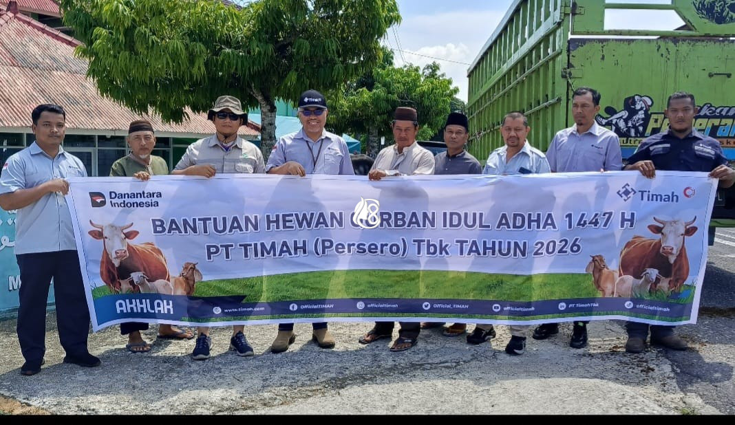 PT Timah Distribusikan 39 Hewan Kurban untuk Masyarakat Bangka Barat