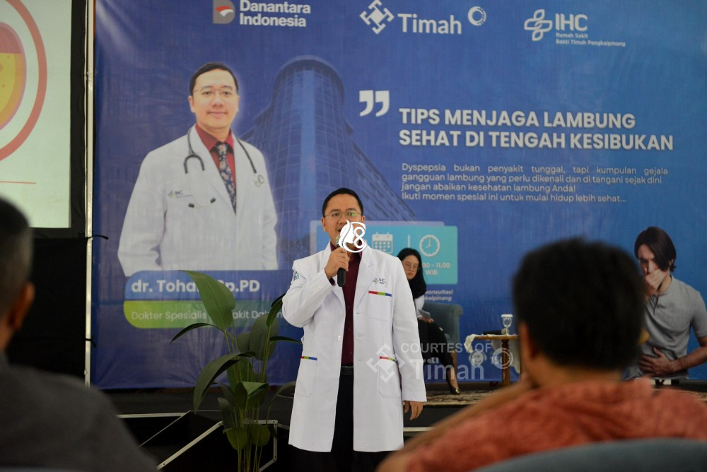 PT Timah Gencarkan Edukasi Kesehatan Karyawan, Soroti Risiko Gangguan Lambung di Tengah Kesibukan Kerja