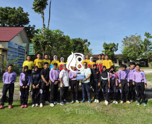 Dukung Kreativitas Pelajar, PT Timah Fasilitasi Lomba Baris Berbaris di Belitung