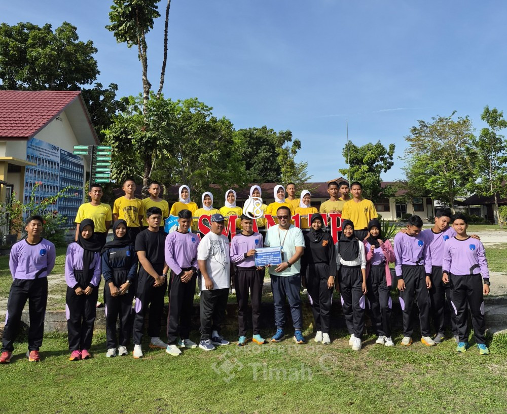 Dukung Kreativitas Pelajar, PT Timah Fasilitasi Lomba Baris Berbaris di Belitung