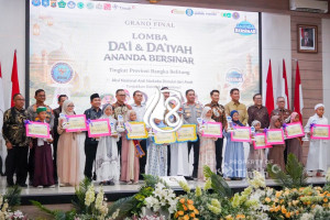 PT Timah Sosialisasikan Edukasi Anti Narkoba Melalui Lomba Ananda Bersinar Da’i dan Da’iyah