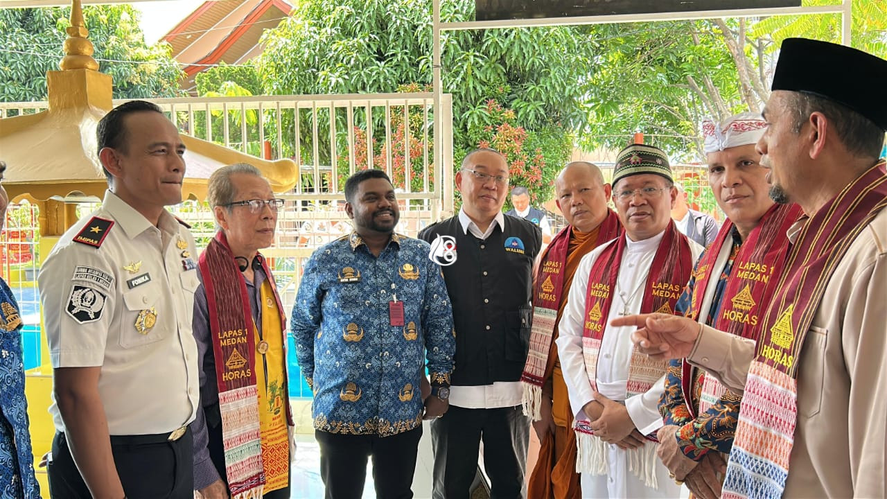 Jelang Hari Raya Waisak 2570 BE/2026 Lapas Medan Gandeng Tokoh Lintas Agama Perangi Narkoba dan Kejahatan Transaksional 