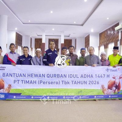 Jelang Iduladha, PT Timah Distribusikan Hewan Kurban ke Puluhan Masjid di Bangka Tengah