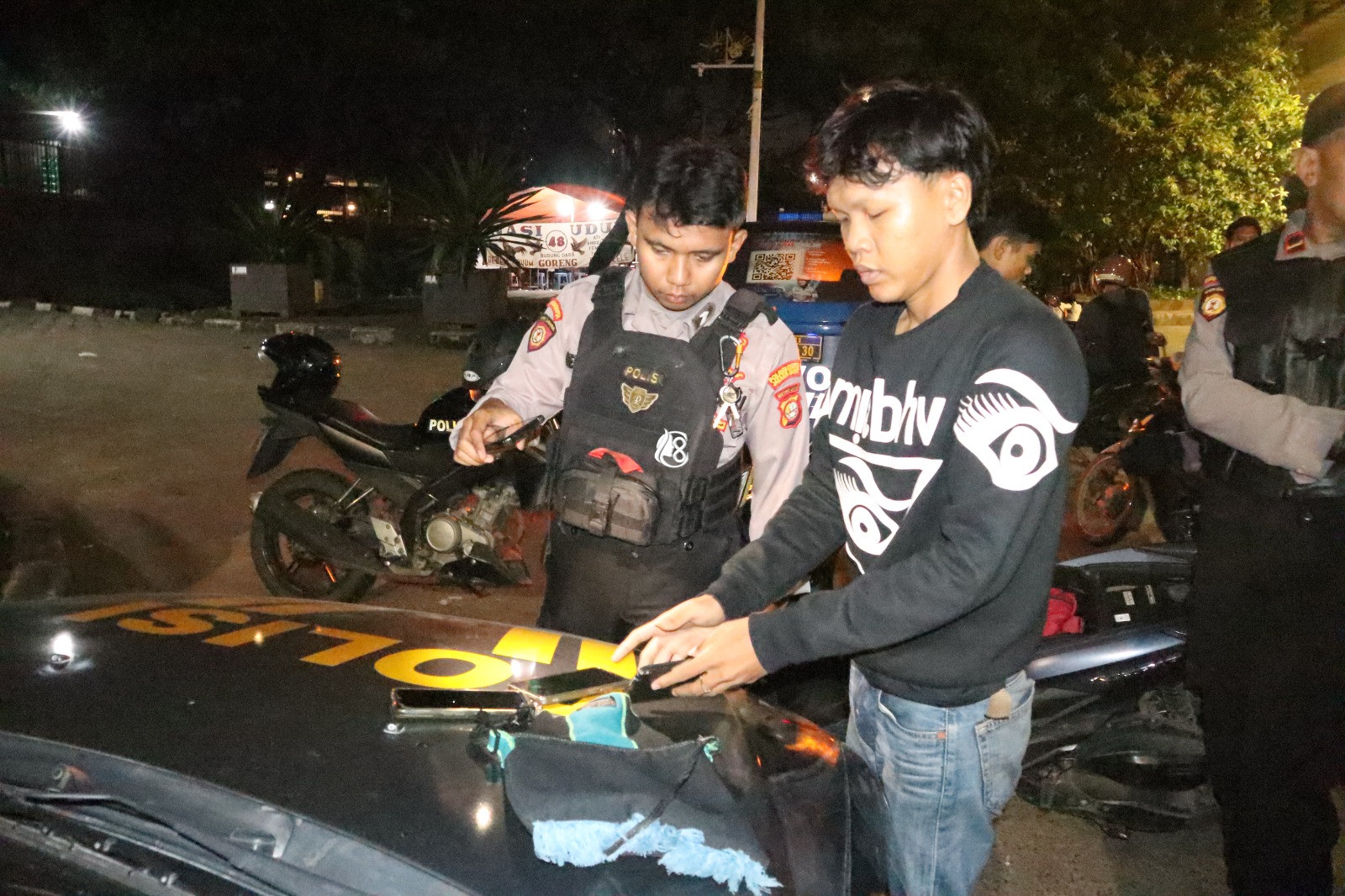 Cegah Kejahatan Jalanan dan Tawuran Polres Jakbar Intensifkan Patroli Malam