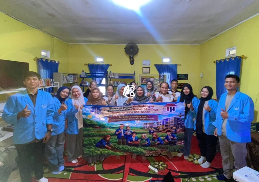 Sinergi Hijau, Upaya Mahasiswa Hukum dalam Melindungi Lahan Pertanian di Tengah Pembangunan Kos-Kosan di Desa Balunijuk