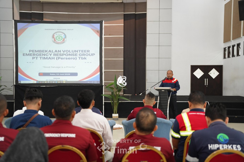 PT Timah Perkuat Tim Tanggap Darurat, Siapkan Relawan Hadapi Situasi Bencana
