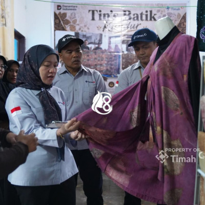 Dorong UMKM Kreatif dan Pelestarian Budaya Lokal PT Timah Kembangkan Batik Khas Kundur