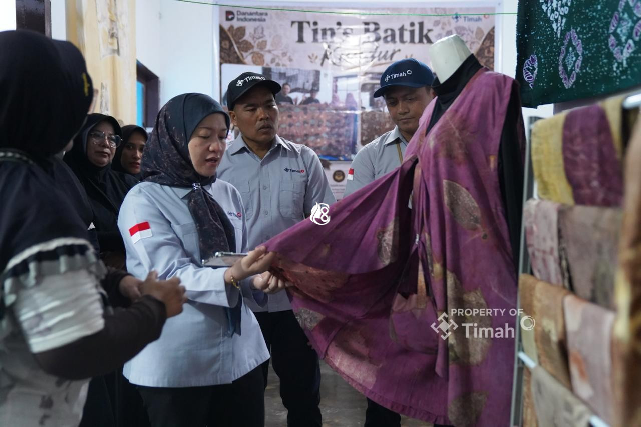 Dorong UMKM Kreatif dan Pelestarian Budaya Lokal PT Timah Kembangkan Batik Khas Kundur