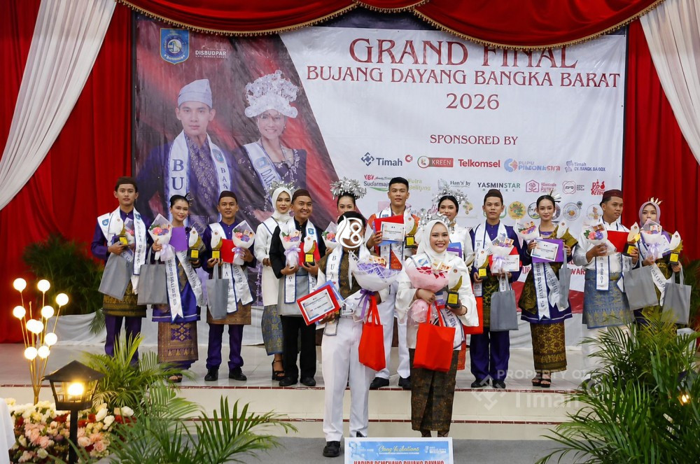 Dorong Lahirnya Duta Wisata PT Timah Dukung Grand Final Bujang Dayang Bangka Barat 2026