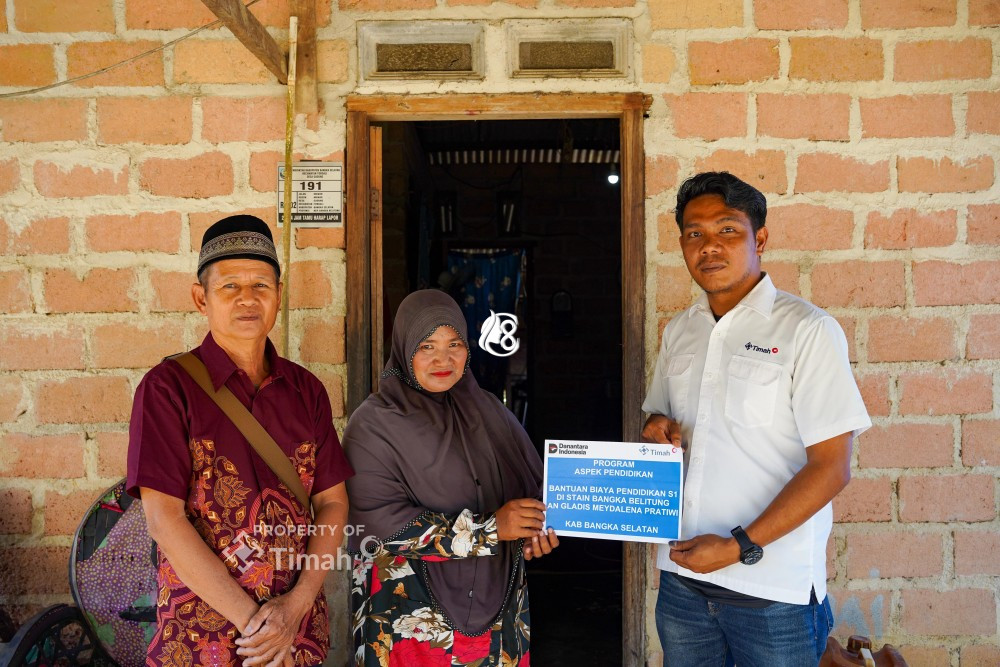 Nyaris Putus Kuliah karena Kendala Biaya, Mahasiswi Bangka Selatan Terima Bantuan Pendidikan PT Timah