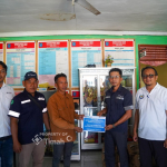 Dukung Penguatan Keamanan Lingkungan PT Timah Bangun Pos Kamling di Desa Kulur