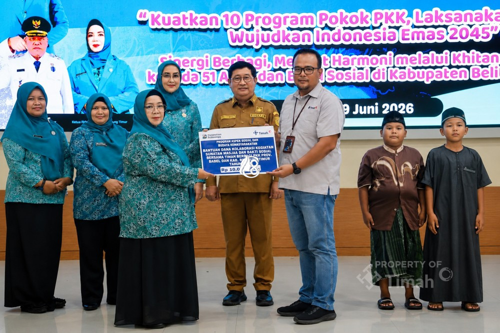 PT Timah dan TP PKK Gelar Khitanan Massal Gratis di Belitung Timur