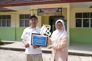 Atasi Krisis Air Bersih PT Timah Bangun Sumur Bor untuk SMPN 3 Simpang Katis