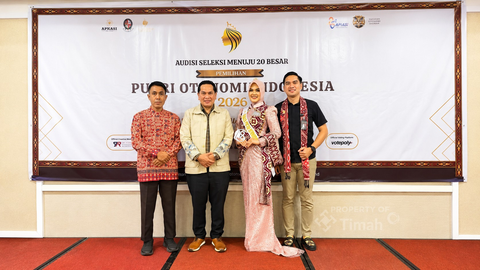 PT Timah Dukung Talenta Daerah Putri Bangka Barat Raih Gelar Duta Wastra Nusantara 2026