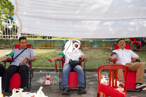 Donor Darah Bulan Bakti HUT ke-50 PT Timah Kumpulkan 41 Kantong Darah di Bangka Selatan