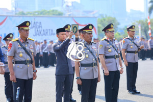 Tekankan Pelayanan Humanis, Kapolda Metro Jaya Pimpin Sertijab 22 PJU dan Kapolres