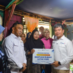 PT Timah Dukung Program GENTING, Bantu Tiga Keluarga Dapat Rumah Layak Huni