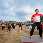 PT Timah Gelar Senam Kemerdekaan dan Gotong Royong Bersama Warga Bangka Barat