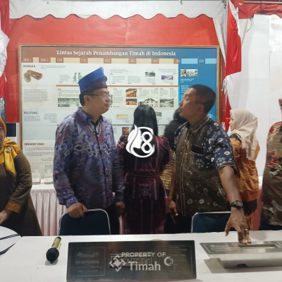 PT Timah Hadirkan Edukasi Pengolahan Timah di Pameran HUT ke-23 Bangka Barat