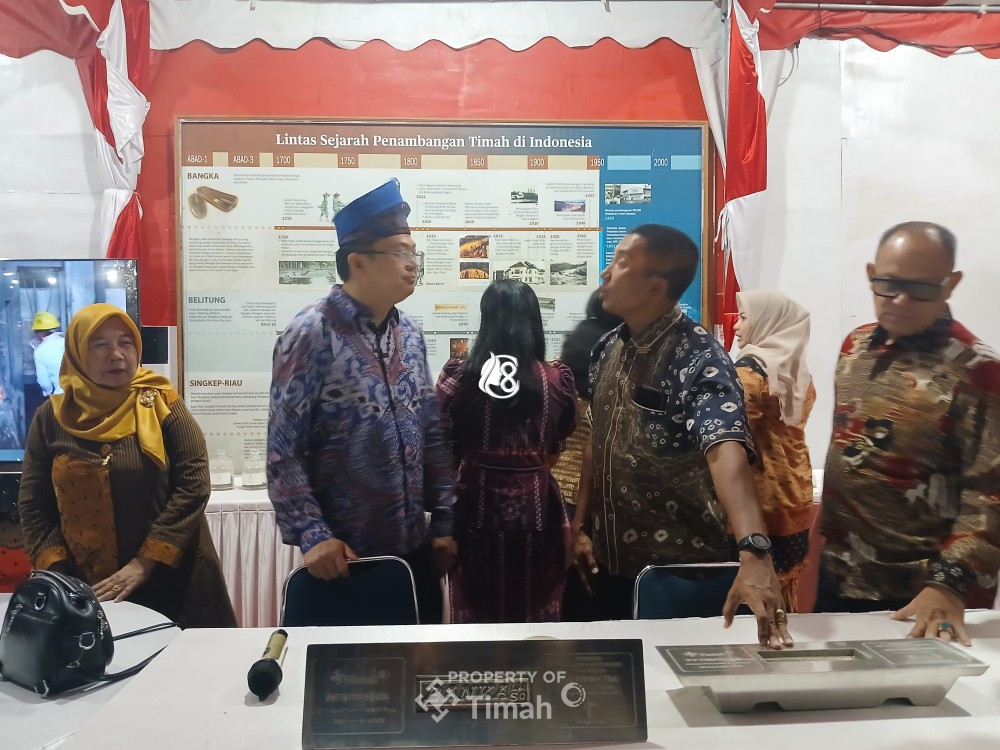 PT Timah Hadirkan Edukasi Pengolahan Timah di Pameran HUT ke-23 Bangka Barat