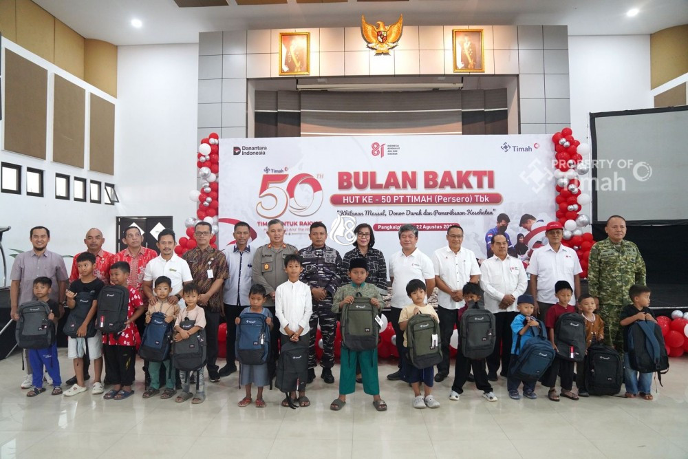 Bulan Bakti HUT ke-50 PT Timah Layani Ratusan Warga Pangkalpinang