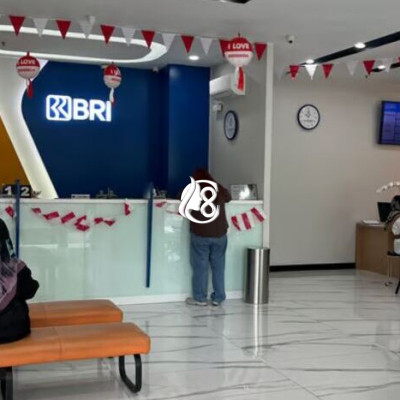 Sambut HUT ke-81 RI, BRI BO Cempaka Mas Semarakkan Kantor dengan Dekorasi Nuansa Merah Putih