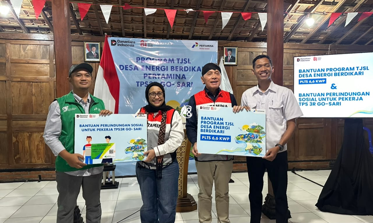 Komut Pertamina MWT ke TPS3R Go-Sari, Tegaskan Komitmen Desa Energi Berdikari