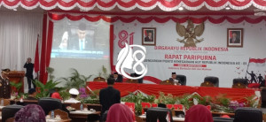 Rapat Paripurna HUT RI Ke- 81 DPRD Bangka Soroti Tantangan Digitalisasi dan Kedaulatan Pangan