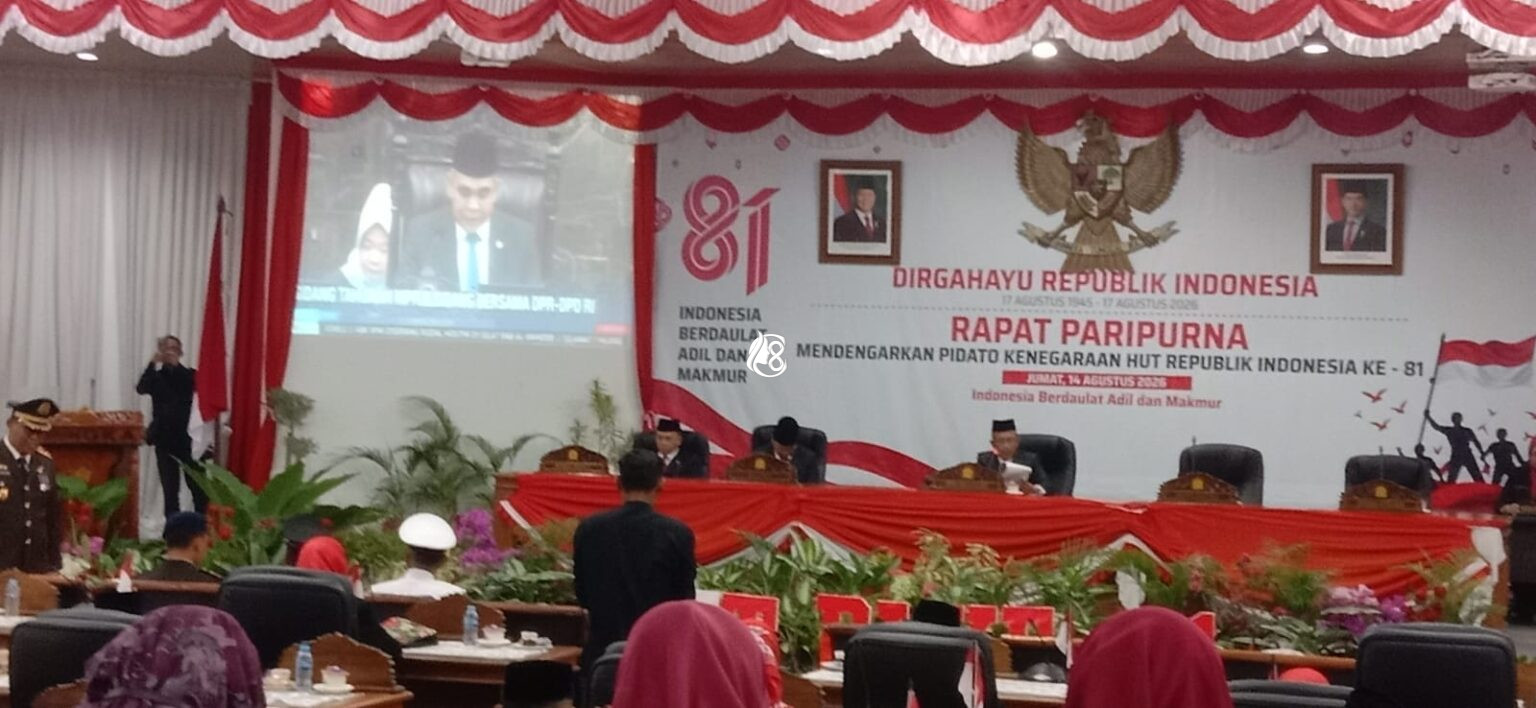 Rapat Paripurna HUT RI Ke- 81 DPRD Bangka Soroti Tantangan Digitalisasi dan Kedaulatan Pangan