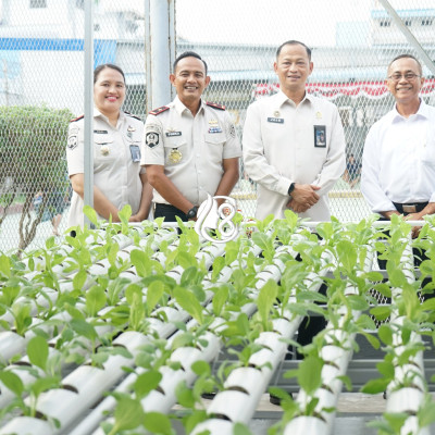 Peresmian Hidroponik dan Budidaya Ikan Air Tawar Lapas Kelas I Medan