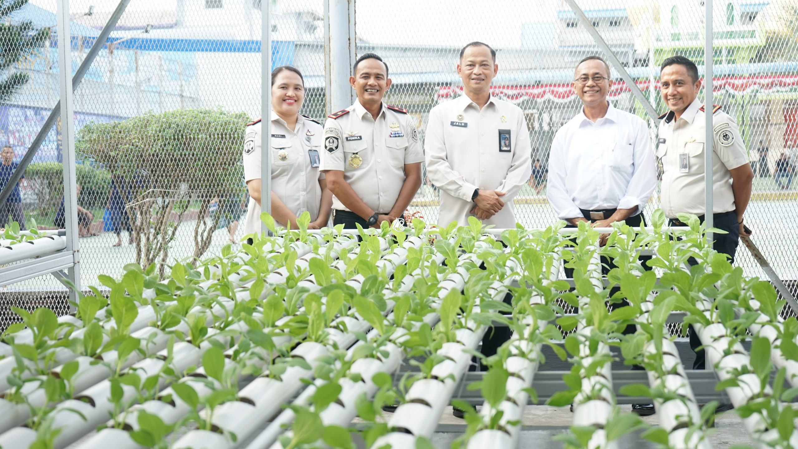 Peresmian Hidroponik dan Budidaya Ikan Air Tawar Lapas Kelas I Medan
