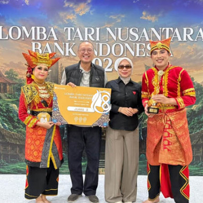 Membanggakan! Melky Soekirman dan Mutiara Aulia Syahida Harumkan BRI Region 6, Raih Juara 3 Lomba Tari Nusantara 2026 Bank Indonesia