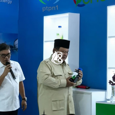 Perkuat Ketahanan Pangan dan Energi Nasional, Presiden Prabowo Tinjau Hilirisasi Bioetanol PTPN I (Persero), Subholding Perkebunan Nusantara