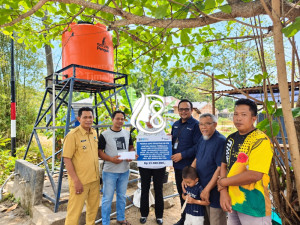 PT Timah Bantu Peremajaan Sumur Bor, 100 Rumah Warga Belitung Timur Kembali Nikmati Air Bersih