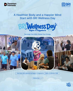 BRI Region 11 Yogyakarta Gelar Wellness Day, Dorong Pekerja Sehat dan Produktif