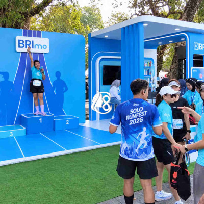 Di tengah Kerumunan Solo Run Fest 2026, BRI Eksis Hadirkan Layanan Perbankan