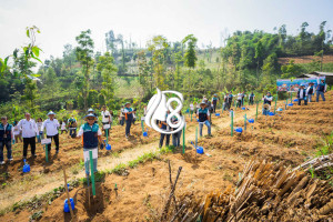 IDSurvey Resmikan Desa Binaan Nglarangan, Perkuat Ekonomi dan Kemandirian Warga