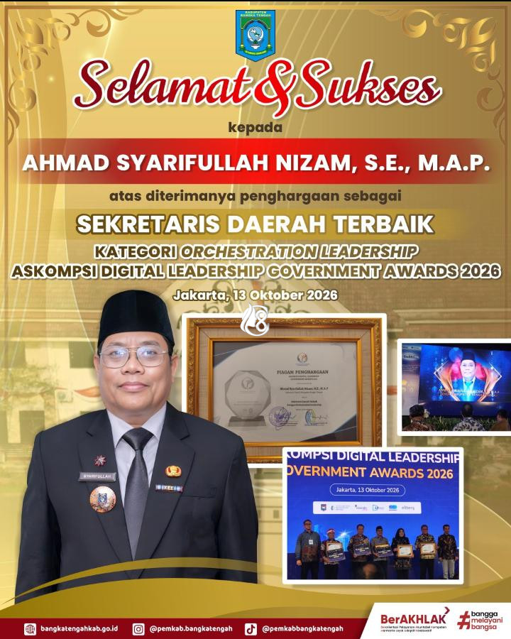 Sekda Bangka Tengah Masuk Jajaran Terbaik Nasional di ADLGA 2026